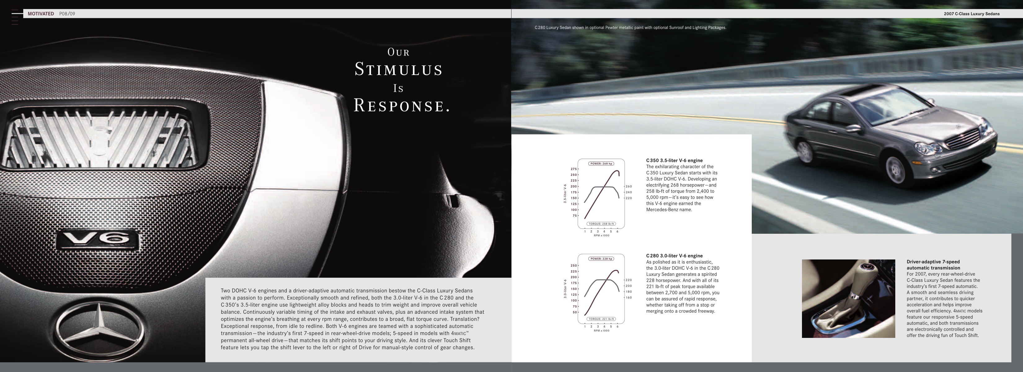 2007 Mercedes-Benz C-Class Luxury Brochure Page 7